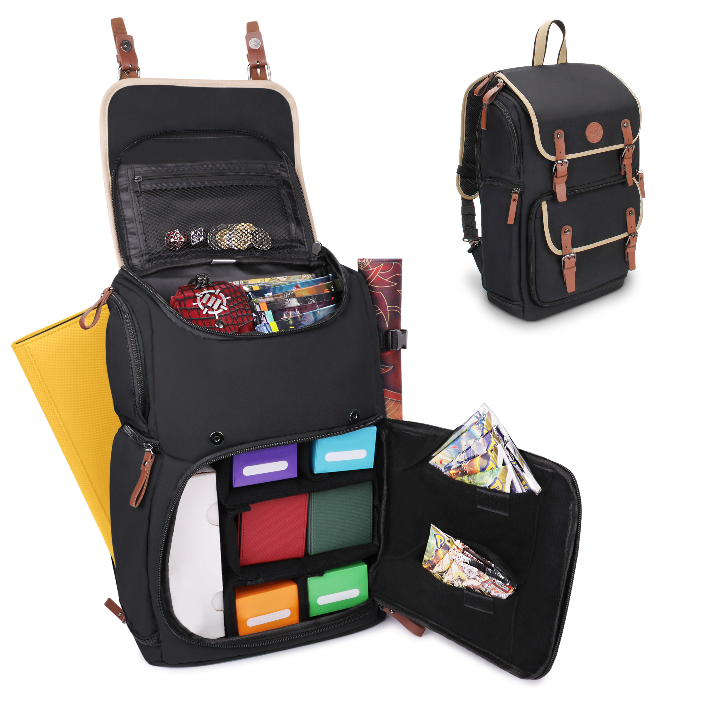 Rucsac TCG Designer Edition Canvas Black – Premium Card Bag