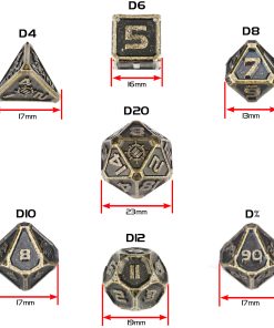 Set zaruri metalice DnD Ancient Bronze 2