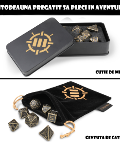 Set zaruri metalice DnD Ancient Bronze 3