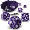 Set zaruri metalice DnD Collector’s Edition Purple 1