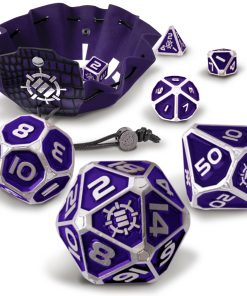 Set zaruri metalice DnD Collector’s Edition Purple 1