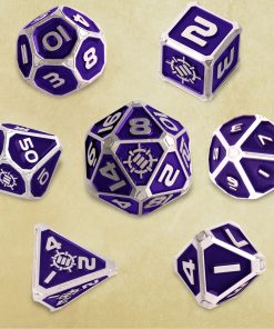 Set zaruri metalice DnD Collector’s Edition Purple 5