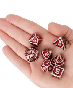 Set zaruri metalice DnD Collector’s Edition Red 4