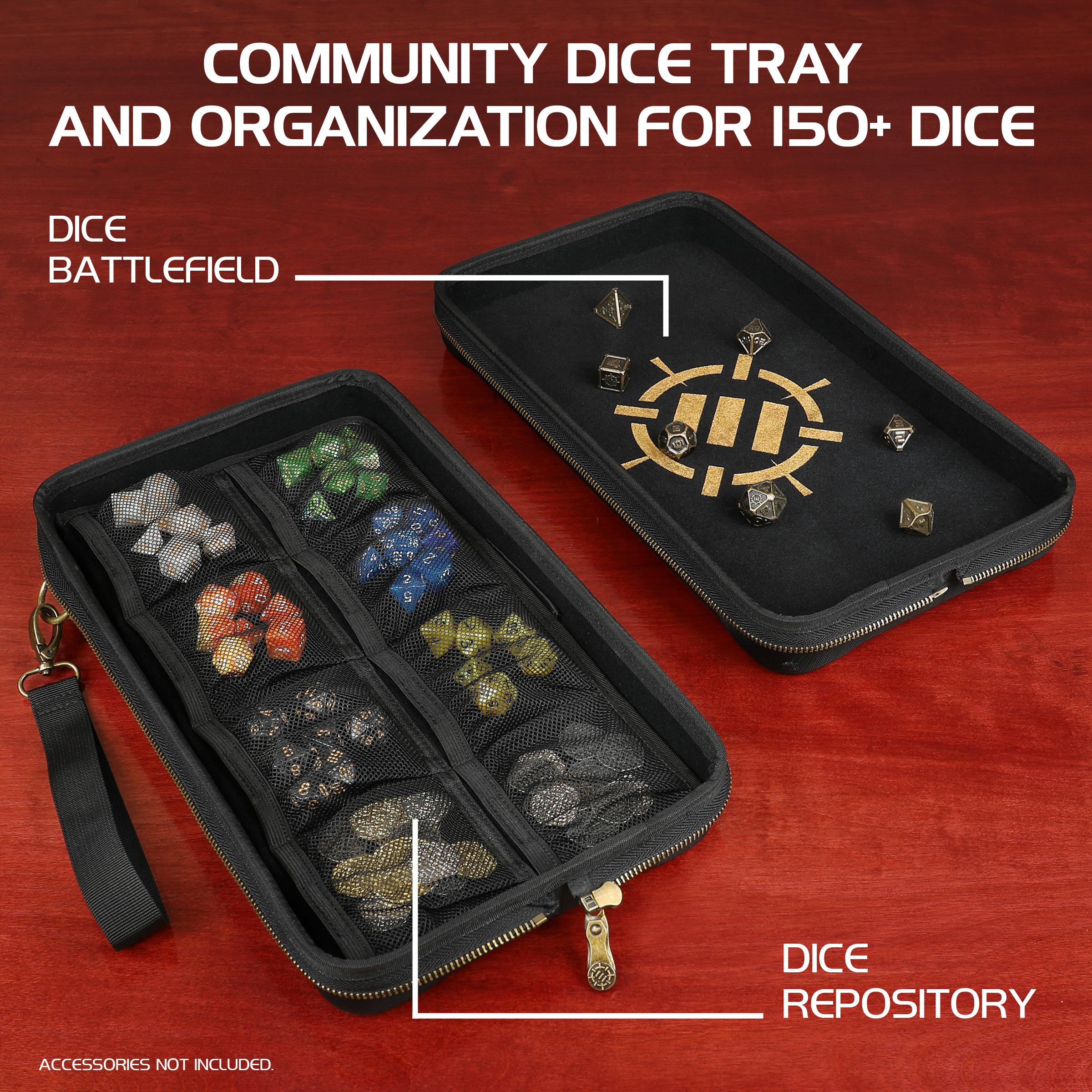 Carcasa Zaruri DnD XL Ancient Bronze ENHANCE – XL Dice Case