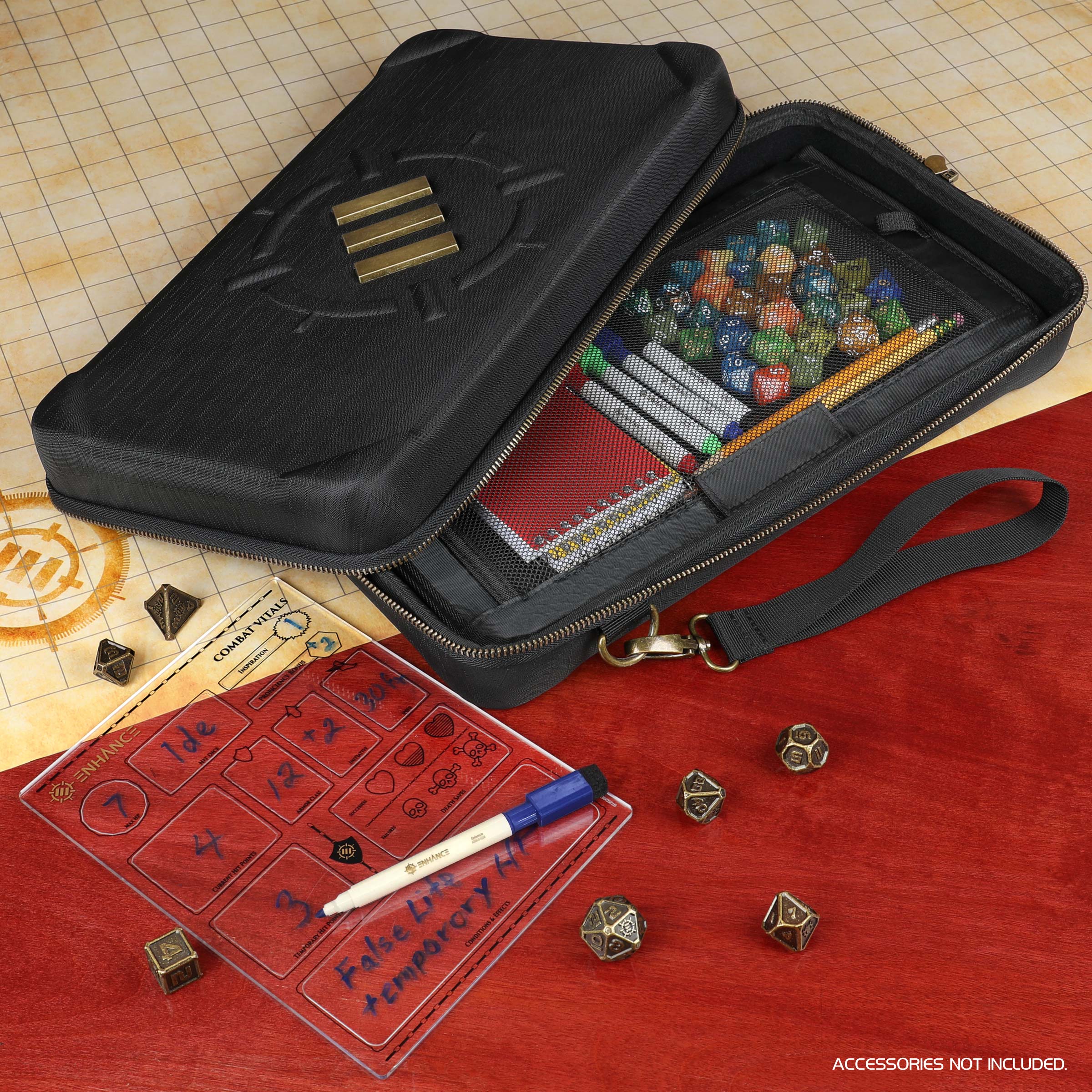 Carcasa Zaruri DnD XL Ancient Bronze ENHANCE – XL Dice Case