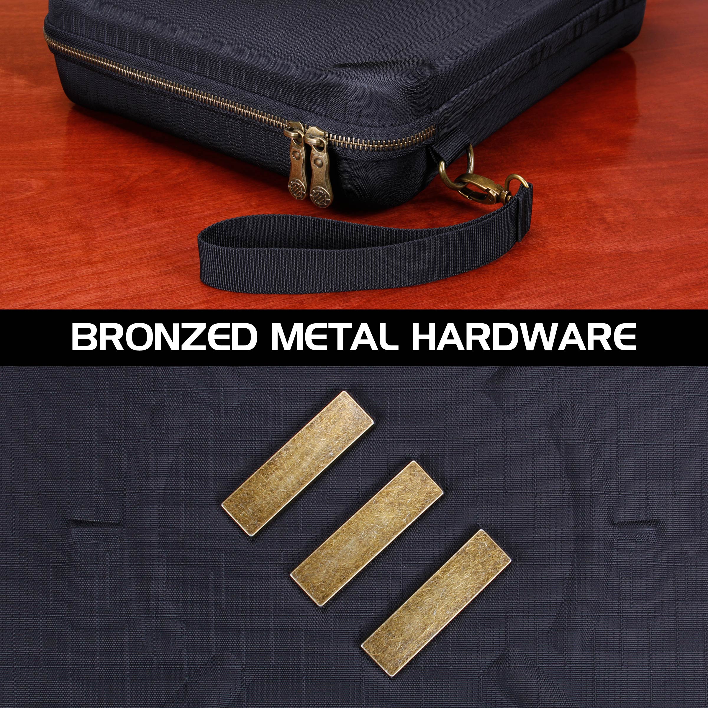 Geanta Organizator RPG Canvas Black ENHANCE cu detalii metalice