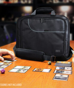 Geanta TCG Canvas Black ENHANCE perfect pentru MTG